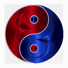 Yin Yang Eastern Asian Philosophy Medium Glasses Cloth by Jancukart