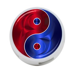 Yin Yang Eastern Asian Philosophy 4-port Usb Hub (two Sides) by Jancukart
