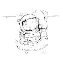 Astronaut-moon-space-astronomy Lightweight Drawstring Pouch (s) by Jancukart
