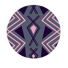 Abstract Pattern Geometric Backgrounds  Mini Round Pill Box (pack Of 5) by Eskimos