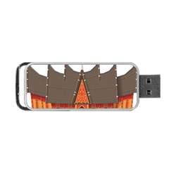 Gadang-minangkabau-people Portable Usb Flash (two Sides) by Jancukart