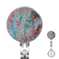 Splash Splosh  Stainless Steel Nurses Watch by Hayleyboop