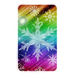 Christmas-snowflake-background Memory Card Reader (rectangular) by Jancukart