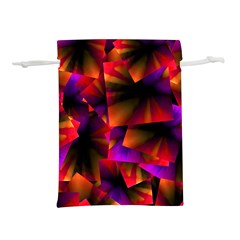 Squares Motif Geometric Pattern Lightweight Drawstring Pouch (m) by dflcprintsclothing
