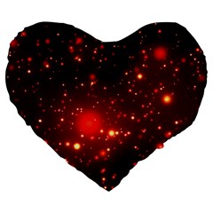 Firework-star-light-design Large 19  Premium Heart Shape Cushions by Jancukart