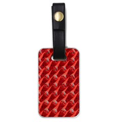 Sculpture-art-traffic-cones-plastic Luggage Tag (one Side) by Jancukart