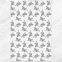 Robot Dog Drawing Motif Pattern Canvas 12  X 18  by dflcprintsclothing