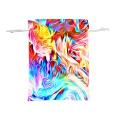 Background-drips-fluid-colorful- Lightweight Drawstring Pouch (l) by Jancukart
