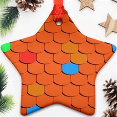 Phone Wallpaper Roof Roofing Tiles Roof Tiles Star Ornament (two Sides) by artworkshop