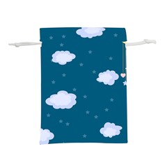 Clouds Lightweight Drawstring Pouch (m) by nateshop