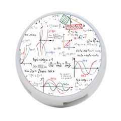 Math Formula Pattern 4-port Usb Hub (one Side) by Sapixe