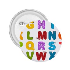 Vectors Alphabet Eyes Letters Funny 2 25  Buttons by Sapixe