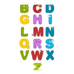 Vectors Alphabet Eyes Letters Funny Memory Card Reader (rectangular) by Sapixe