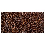 Coffee Beans Food Texture Banner and Sign 4  x 2  Front