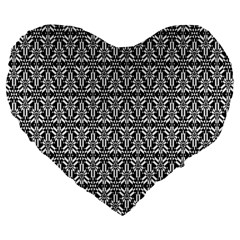 Decorative Large 19  Premium Heart Shape Cushions by nateshop