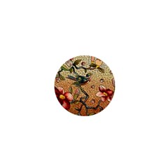 Flower Cubism Mosaic Vintage 1  Mini Buttons by Jancukart