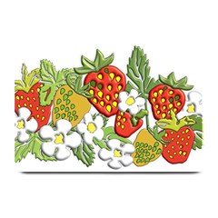 Strawberries Berry Strawberry Leaves Plate Mats by Wegoenart