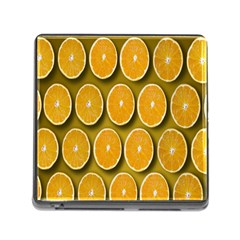 Orange Slices Cross Sections Pattern Memory Card Reader (square 5 Slot) by artworkshop
