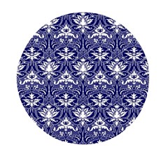 Blue Lace Decorative Ornament - Pattern 14th And 15th Century - Italy Vintage  Mini Round Pill Box (pack Of 3) by ConteMonfrey