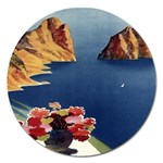Capri, Italy. Magnet 5  (Round) Front