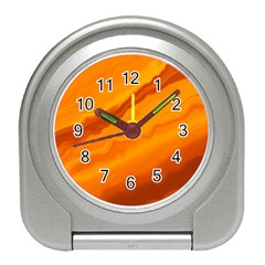 Abstract Painting Background Art Travel Alarm Clock by Wegoenart