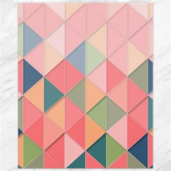 Illustration Pink Background Geometric Triangle Canvas 11  X 14  by Wegoenart