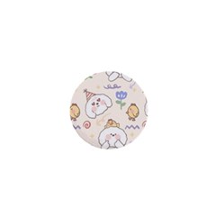 Chicken Dog Flower Sun Pattern 1  Mini Buttons by Sudhe
