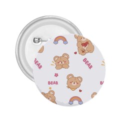 Illustrations Bear Cartoon Background Pattern 2 25  Buttons by Sudhe