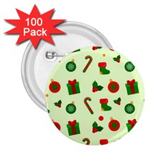 Illustration Festive Background Holiday Background 2 25  Buttons (100 Pack)  by Amaryn4rt