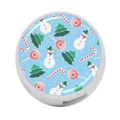 Christmas Sweets Snowman Background 4-port Usb Hub (two Sides) by danenraven
