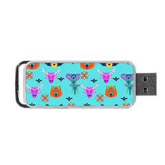 Illustration Design Gardening Texture Portable Usb Flash (two Sides) by danenraven