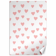 Small Cute Hearts Canvas 12  X 18  by ConteMonfrey