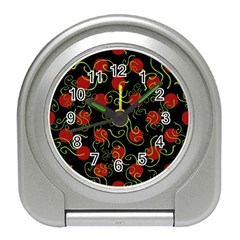 Abstract Background Pattern Texture Design Travel Alarm Clock by danenraven