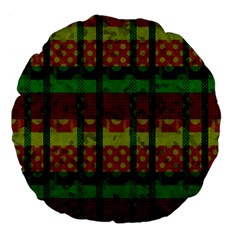 Illustration Background Pattern Texture Design Large 18  Premium Flano Round Cushions by danenraven