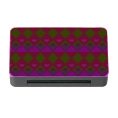 Illustration Argyle Pattern Argyle Background Memory Card Reader With Cf by danenraven