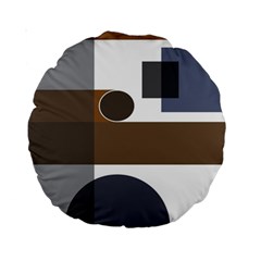 Background Wallpaper Abstract Standard 15  Premium Round Cushions by Ravend