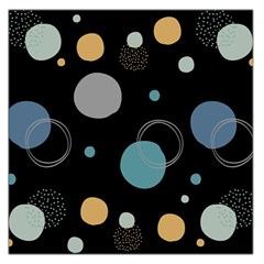 Circle Pattern Abstract Polka Dot Square Satin Scarf (36  X 36 ) by danenraven
