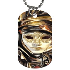 Artistic Venetian Mask Dog Tag (two Sides) by ConteMonfrey