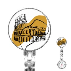 Colosseo Draw Silhouette Stainless Steel Nurses Watch by ConteMonfrey