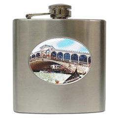 Lovely Gondola Ride - Venetian Bridge Hip Flask (6 Oz) by ConteMonfrey