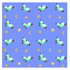 Seamless Pastel Wallpaper Animal Square Satin Scarf (36  X 36 ) by danenraven