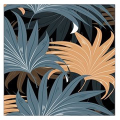 Leaves Background Digital Paper Square Satin Scarf (36  X 36 ) by danenraven
