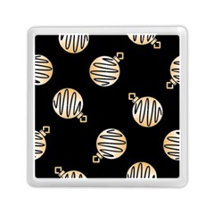 Gold Ornaments Black Memory Card Reader (square) by TetiBright