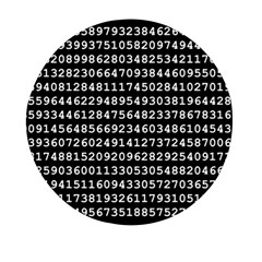 Illustration Pi Circle Diameter Circumference Mini Round Pill Box by Wegoenart