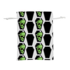 Coffins And Skulls - Modern Halloween Decor  Lightweight Drawstring Pouch (m) by ConteMonfrey