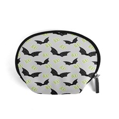 Boo! Bat Rain - Halloween Decor  Accessory Pouch (small) by ConteMonfrey