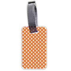 Cute Little Ghosts Halloween Theme Luggage Tag (two Sides) by ConteMonfrey