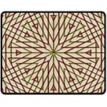 Kaleidoscope Line Triangle Pattern Double Sided Fleece Blanket (Medium)  58.8 x47.4  Blanket Front