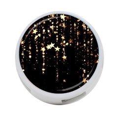 Stars Christmas Background Pattern 4-port Usb Hub (two Sides) by danenraven