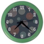 Background Pattern Wallpaper Color Wall Clock Front